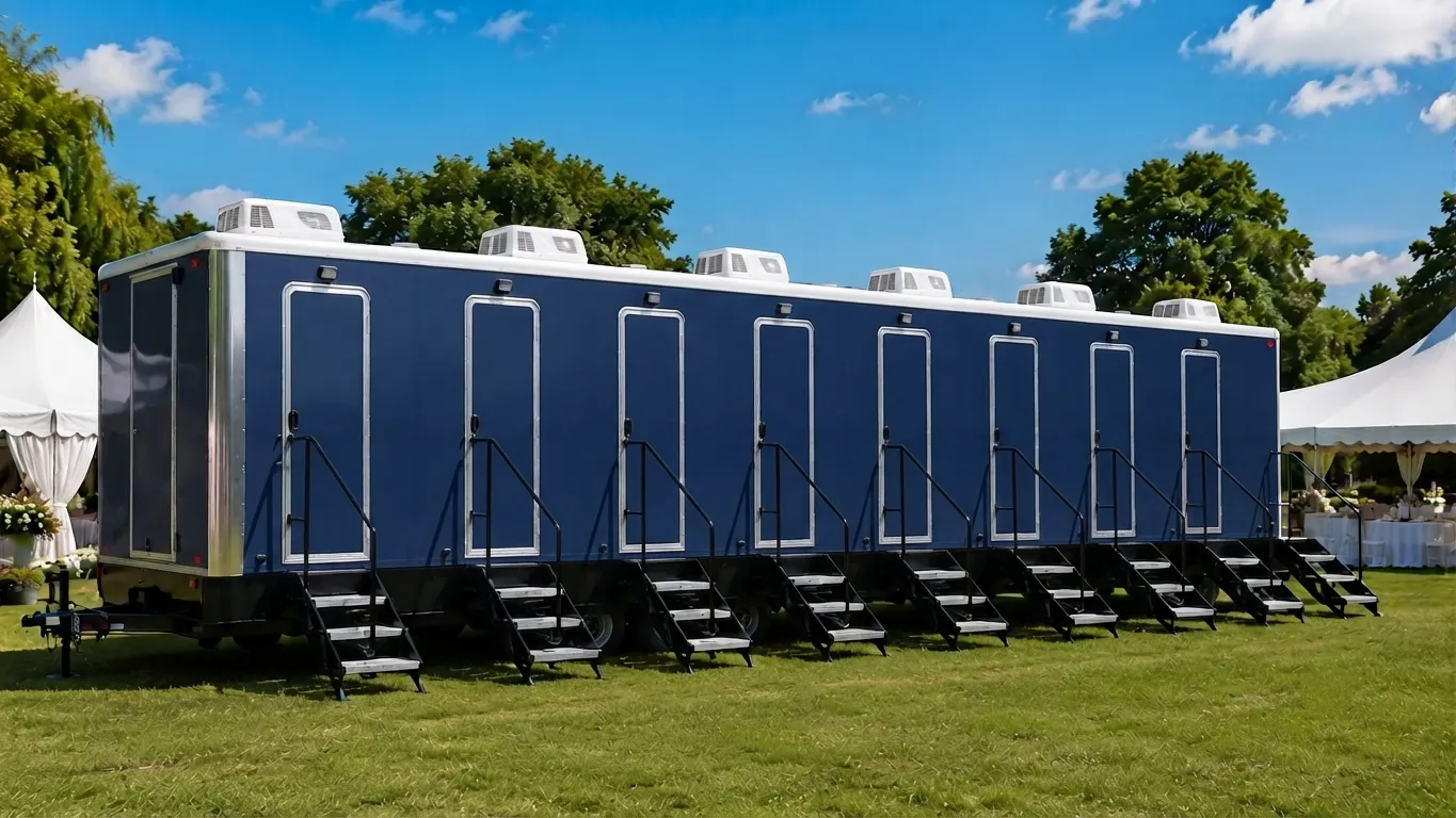 Porta potty in winter